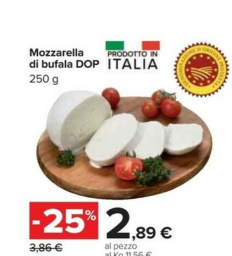 Carrefour Mozzarella Di Bufala Dop offerta