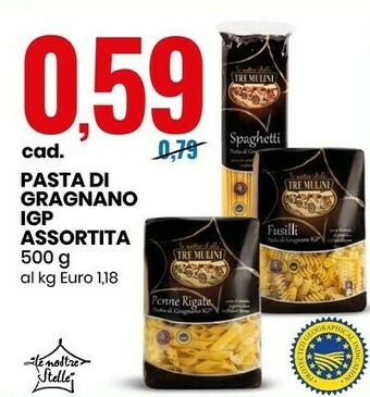 Eurospin Pasta di semola offerta