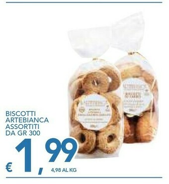 Vivo Supermercati Artebianca Biscotti offerta