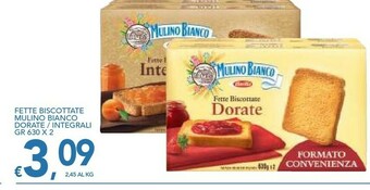 Vivo Supermercati Mulino Bianco Fette biscottate offerta