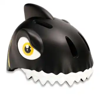 Decathlon Casco da bici per bambini | squalo nero | crazy safety | omologato en1078 offerta