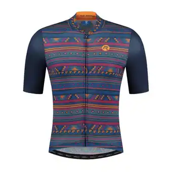 Maglietta da ciclismo a maniche corte uomini - aztec