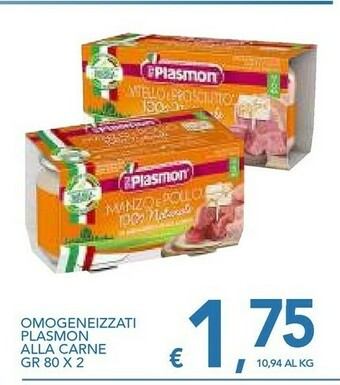 Vivo Supermercati Plasmon Omogeneizzati offerta