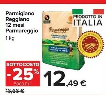 Carrefour Market Parmareggio Parmigiano Reggiano offerta