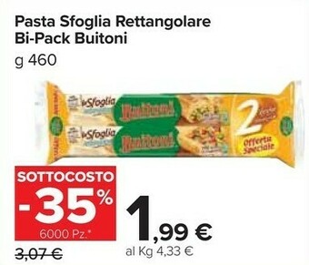 Carrefour Market Buitoni La Sfoglia Rettangolare offerta