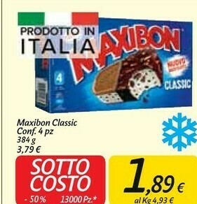 Carrefour Market Nestlè Maxibon Classic offerta