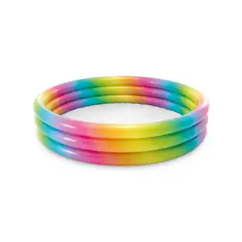 Intex 58439np - piscina arcobaleno, 147x33 cm