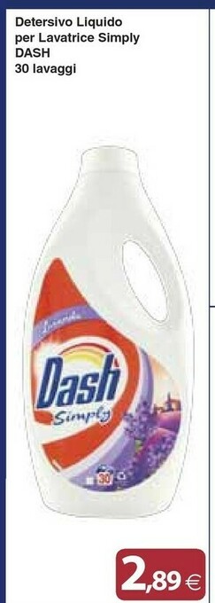 Docks Cash&Carry Dash Detersivo lavatrice offerta