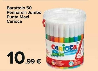 Carrefour Carioca Barattolo 50 Pennerelli Jumbo Punta Maxi offerta