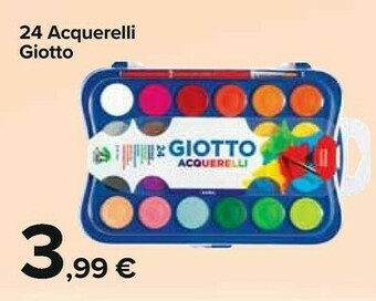 Carrefour Giotto 24 Acquerelli offerta