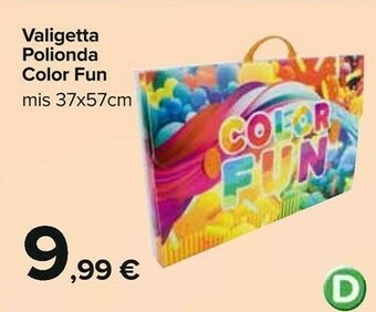 Carrefour Color Fun Valigetta Polionda offerta