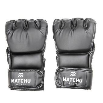 Decathlon Guanti da mma - taglia m/l - 2 pezzi - nero - 20cm - 13cm - pelle pu offerta