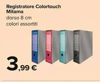 Carrefour Mitama Registratore Colortouch offerta