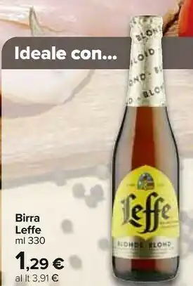 Carrefour Market Leffe - Birra Doppio Malto Bionda 330 G(ml) offerta