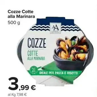 Carrefour Market Cotte Alla Marinara Cozze 500 G offerta