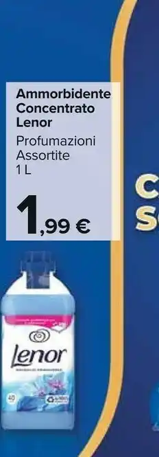 Carrefour Market Lenor Ammorbidente Concentrato 1000 Ml offerta