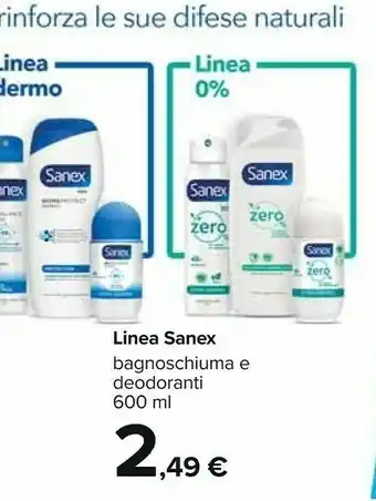 Carrefour Market Sanex Deodorante Zero 600ml offerta
