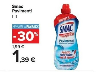 Carrefour Market Smac s.p.a. Pavimenti offerta