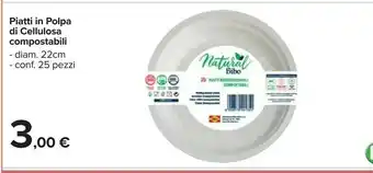 Carrefour Market Piatti In Polpa Di Cellulosa offerta