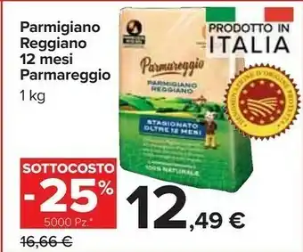 Carrefour Market Parmareggio Parmigiano Reggiano offerta