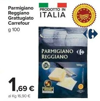 Carrefour Market Carrefour Parmigiano Reggiano Grattugiato offerta