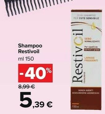 Carrefour Market Restivoil Shampoo offerta