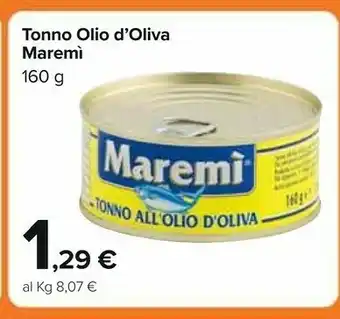 Carrefour Market Marmei Tonno Olio D'oliva offerta