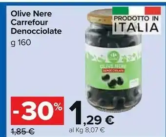 Carrefour Market Olive Nere Denocciolate offerta