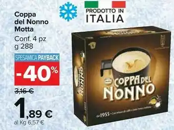 Carrefour Market Motta Coppa Del Nonno Classica 288 G(ml) offerta