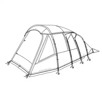 Decathlon Doppio tetto per tenda arpenaz family 6.3 xl offerta