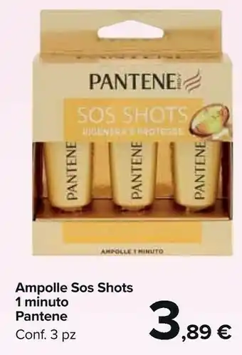 Carrefour Market Pantene Ampolle Sos Shots offerta