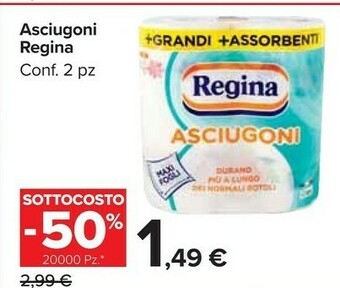 Carrefour Market Regina Asciugoni offerta