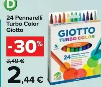 Carrefour Market Giotto Turbo Color offerta