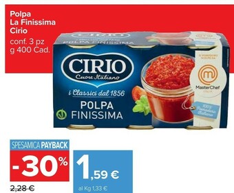 Carrefour Cirio La Finissima Polpa offerta