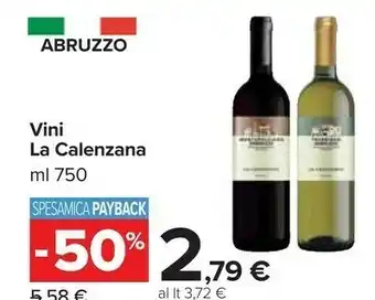 Carrefour La Calenzana Vini offerta