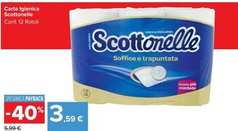 Carrefour Market Scottonelle Carta Igienica offerta