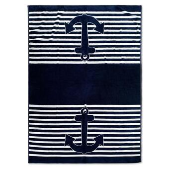 Decathlon Telo mare jacquard skipper 140x200 420g/mq offerta