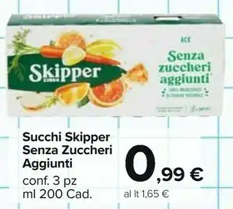 Carrefour Zuegg Zuegg - Skipper Pera Senza Zuccheri Aggiunti 600 g(ml) offerta