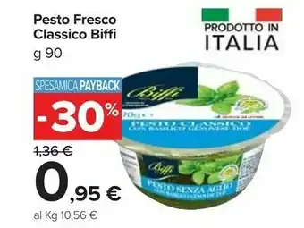 Carrefour Biffi - Pesto Classico Biologico offerta