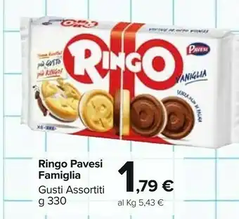 Carrefour Pavesi Ringo Famiglia offerta