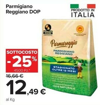 Carrefour Parmigiano Reggiano Dop offerta