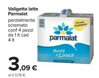 Carrefour Parmalat Bonta E Linea Latte Parzialmente Scremato 4000ml offerta