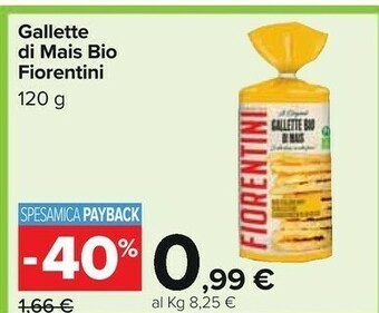 Carrefour Fiorentini Gallette Di Mais offerta