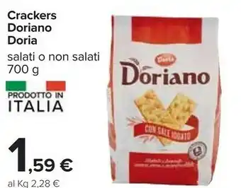 Carrefour Doria Doria - Doriano Cracker Salati 700 G(ml) offerta