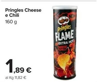 Carrefour Pringles Cheese E Chili offerta