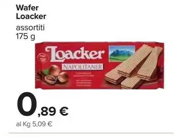 Carrefour Loacker Vanille 175 G(ml) offerta