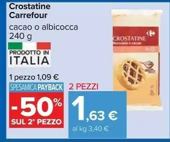 Carrefour Carrefour Crostatine Cacao offerta