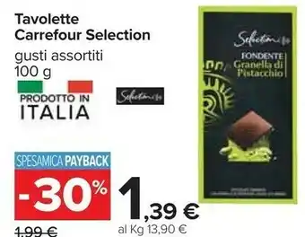 Carrefour Selection Tavolette