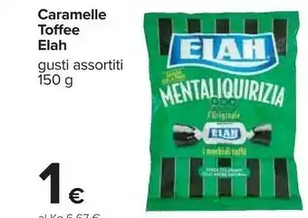 Carrefour Elah Caramelle Toffee offerta