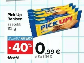 Carrefour Bahlsen Pick Up! Choco 112 G(ml) offerta